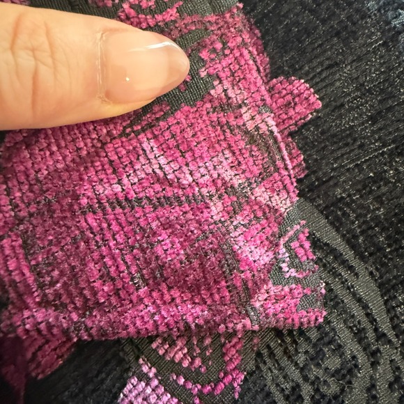 Vintage Womens Romantic Floral Textured Blazer Jacket Size 12 Career Business - Picture 15 of 15